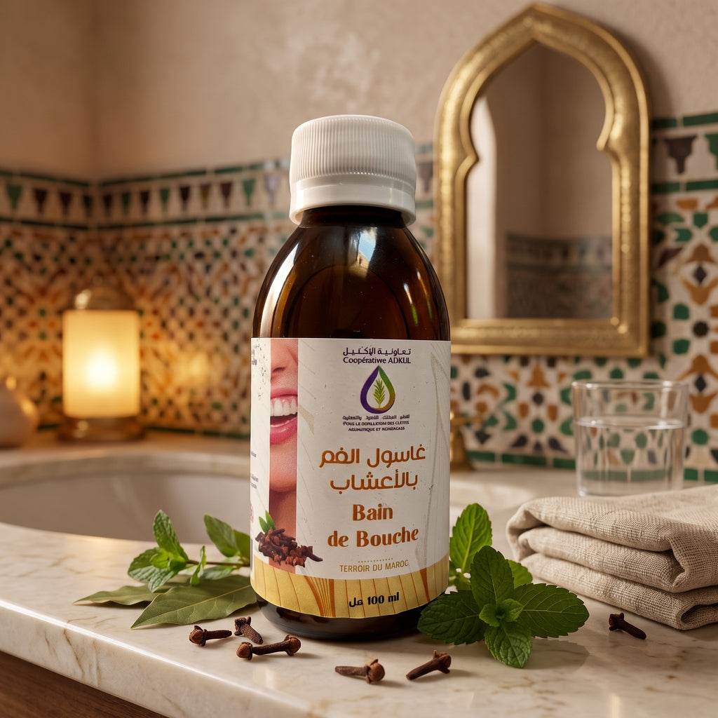 Bain de bouche naturel bio maroc