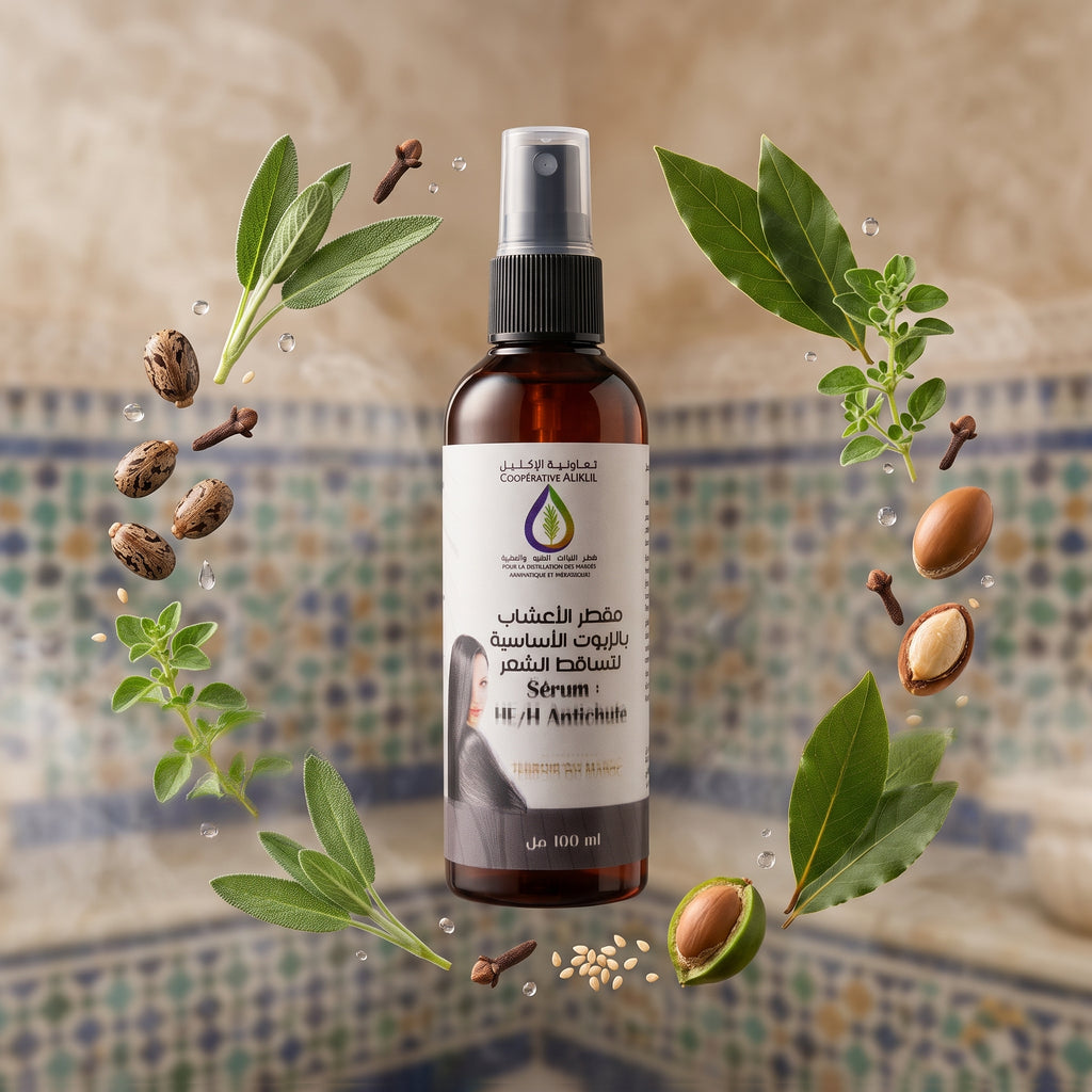 Huile antichute pour cheuveux bio naturel aliklil maroc aliklil