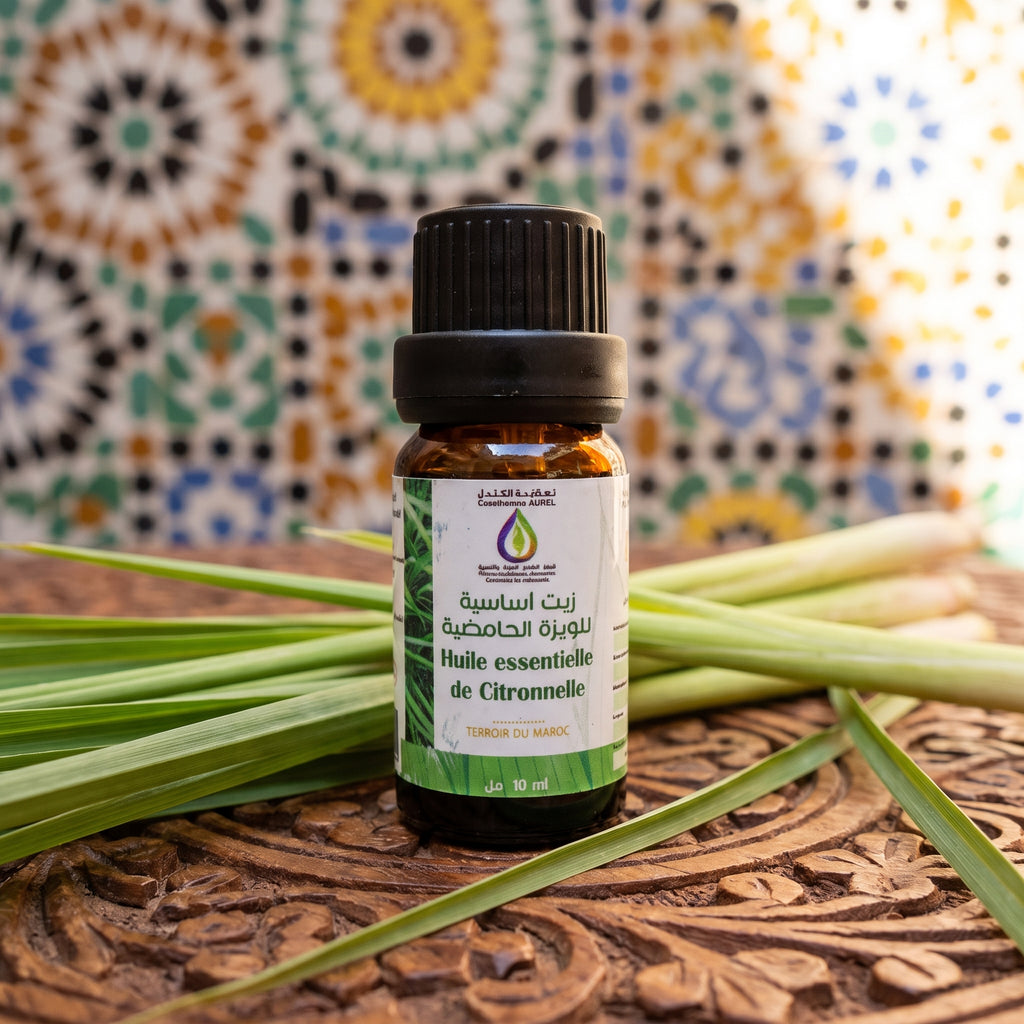 Huile essentielle citronnelle bio maroc