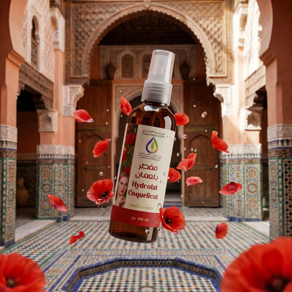 Hydrolat de coquelicot 100ml de la Coopérative AL IKLIL