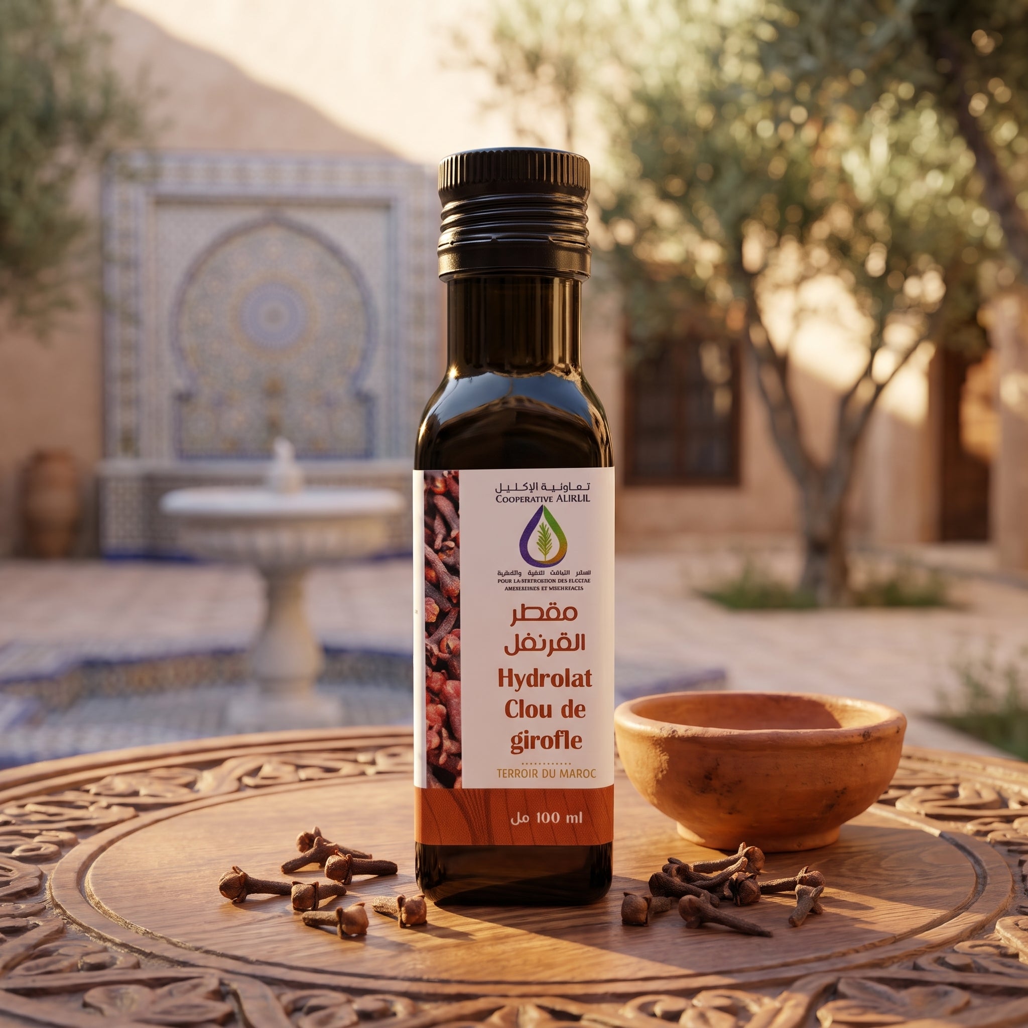 Hydrolat clou de girofle de la Coopérative AL IKLIL
