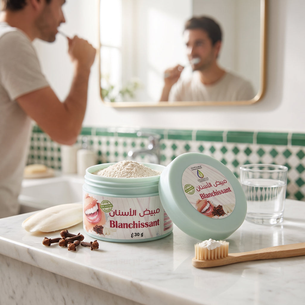 Blanchissant de dents bio maroc