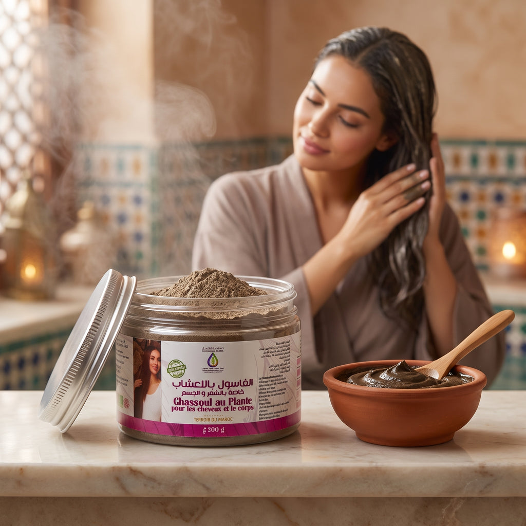 Ghasoul cheuveux bio naturel femme