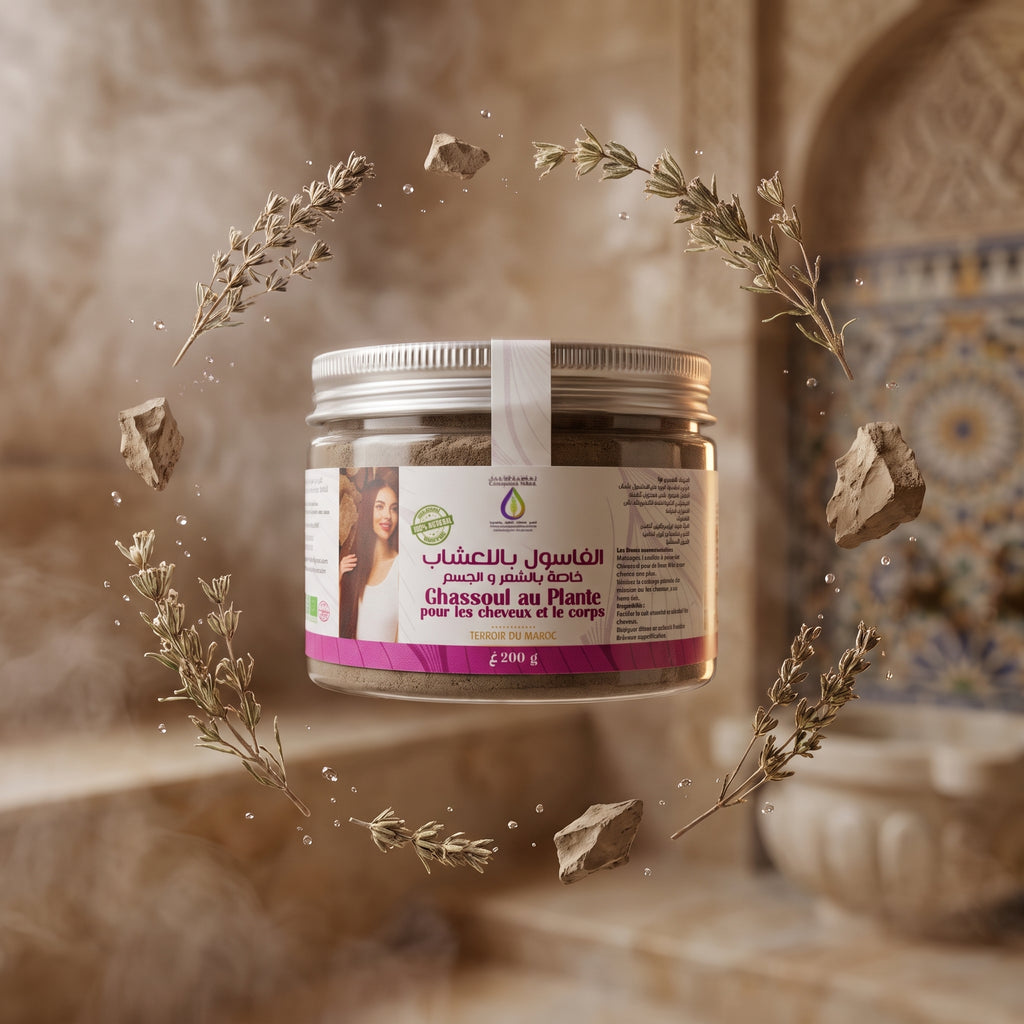 Ghasoul cheuveux bio naturel