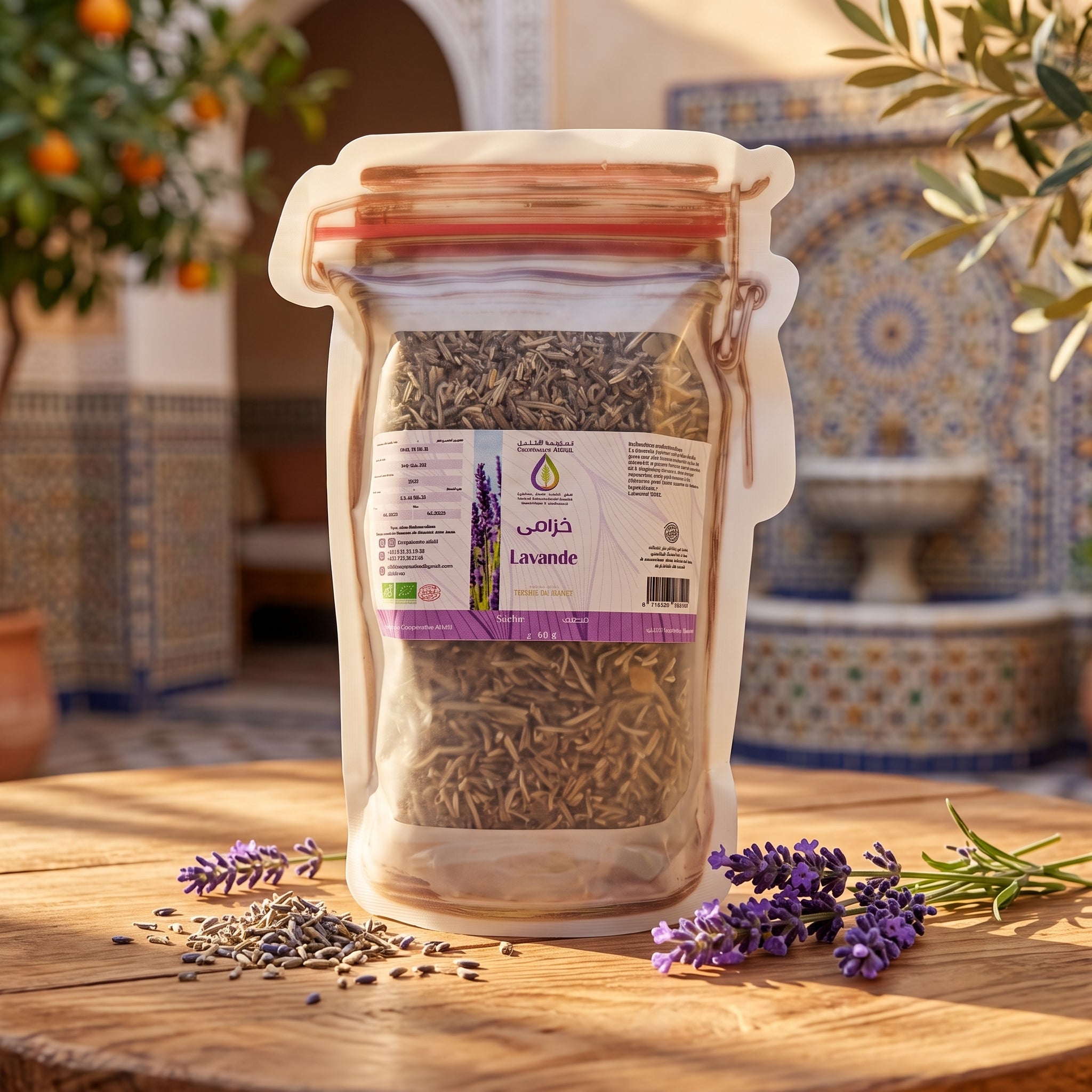 lavande séchée de la coopérative al iklil 
