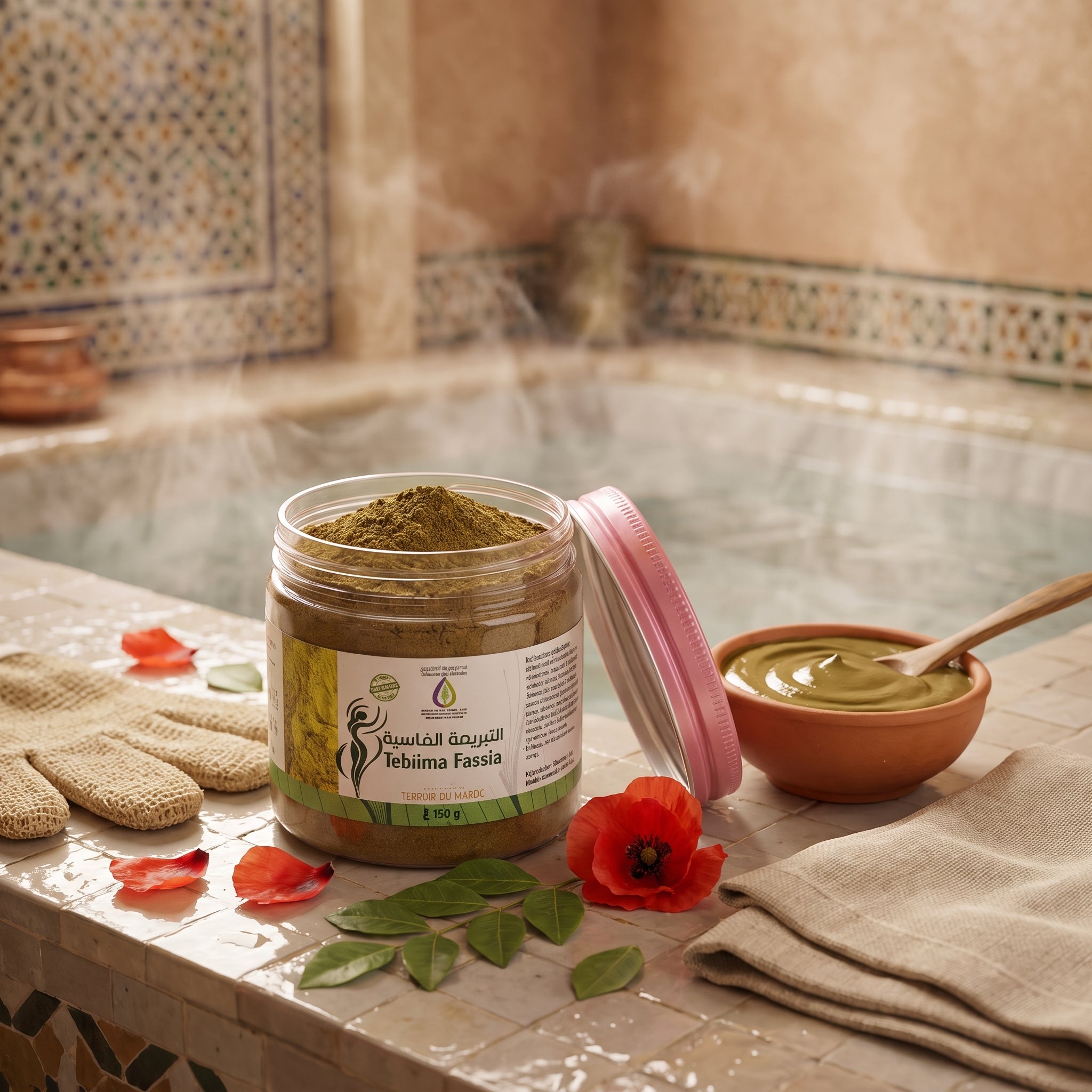 Tebrima fassia corps bio hamam maroc aliklil